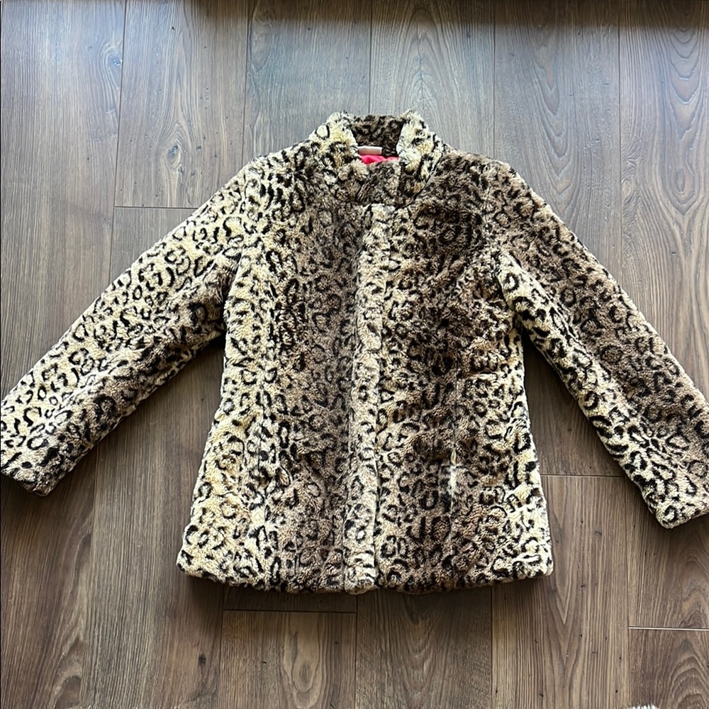 🌸Closet Clean Out🌸 Cheetah Print Faux Fur Jacket